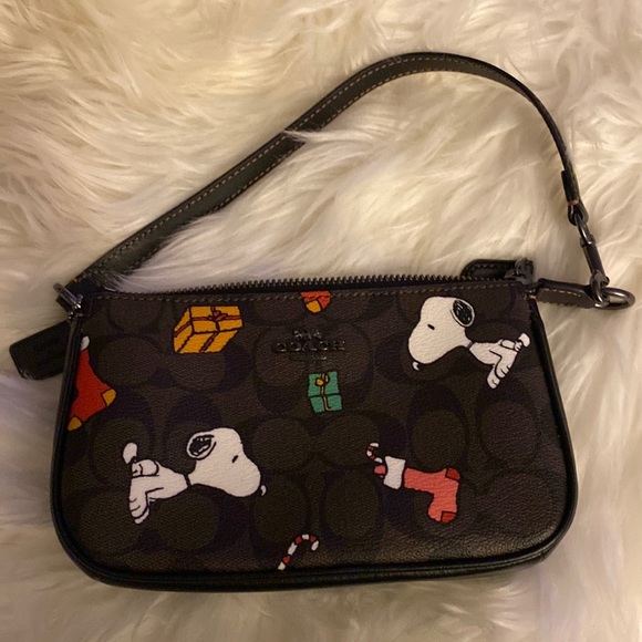 Coach | Bags | Coach X Peanuts Nolita 9 In Signature Canvas With Snoopy ...